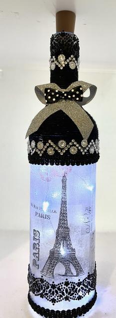 Paris Black and White Nightlight