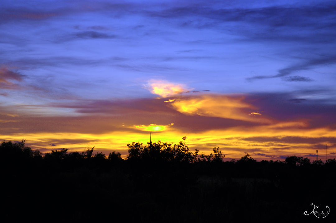 Blue Sunset Photograph