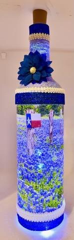 Bluebonnet with Texas Flag Nightlight