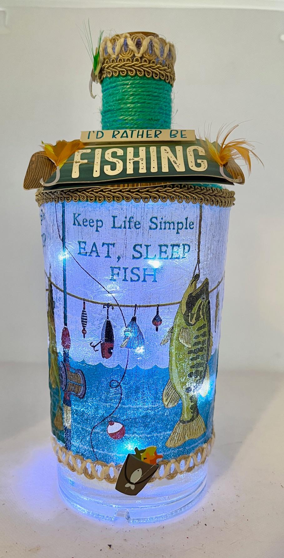 Eat, Sleep, Fish Nightlight