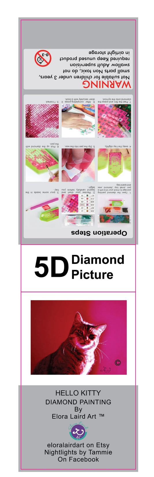 Hello Kitty Diamond Dot Art Kit