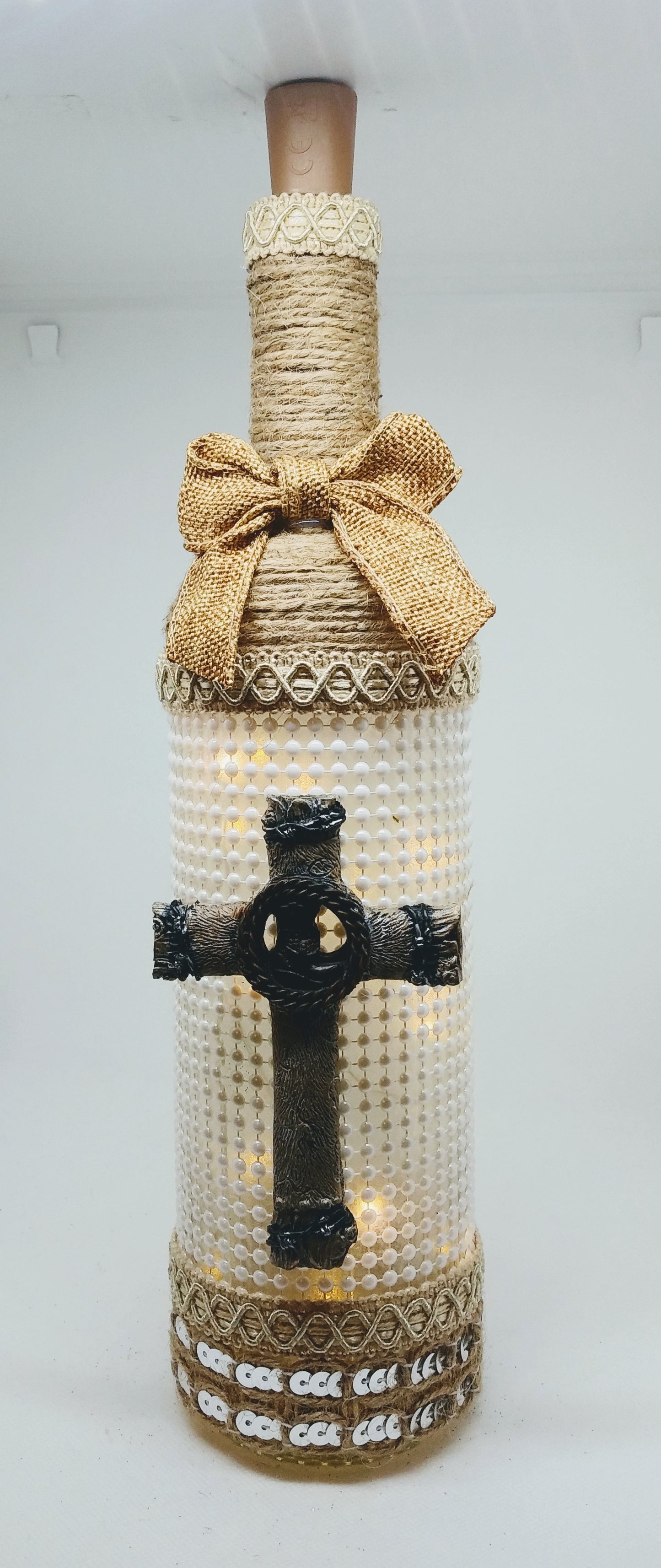 Pearl Bling Cross Nightlight