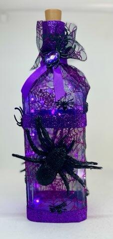 Halloween Purple Spider Nightlight