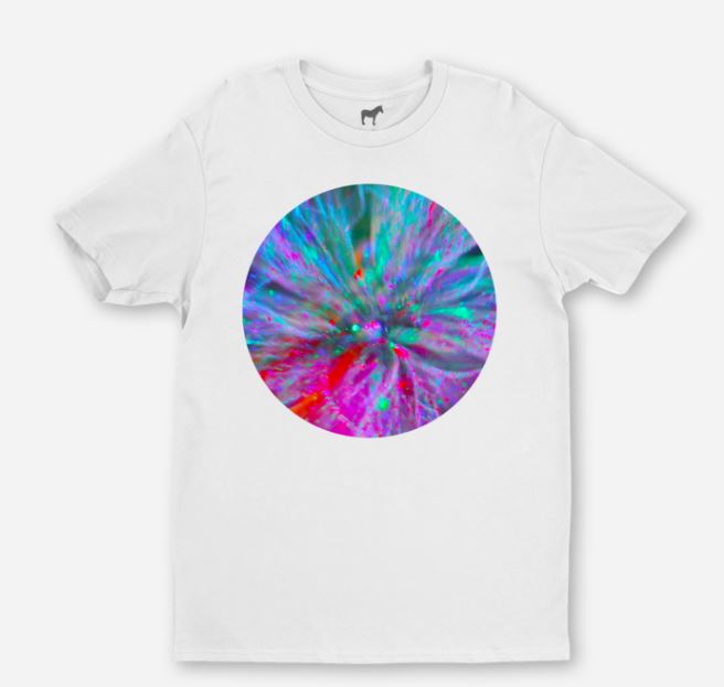 Starburst white short sleeve t-shirt