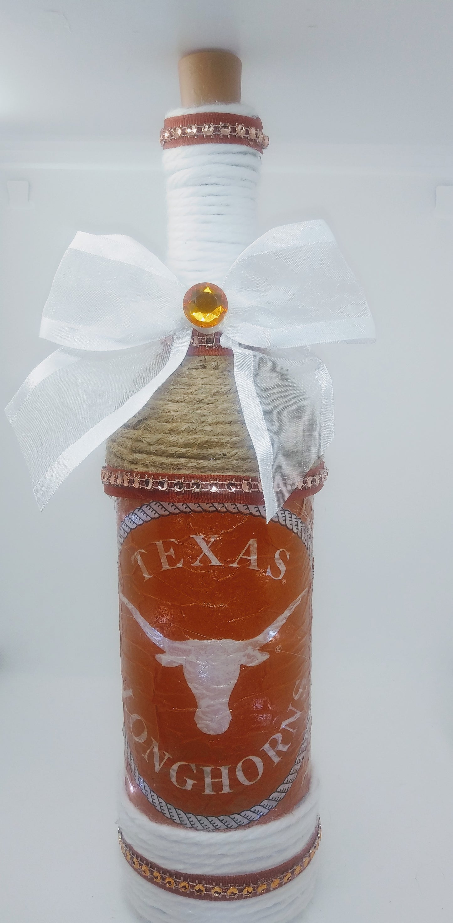 University of Texas decoupage Nightlight